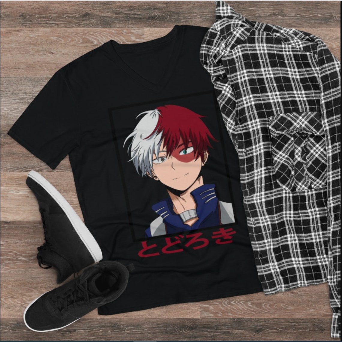 Unisex Todoroki Shirt My Hero Academia Shirt Boku no Hero | Etsy