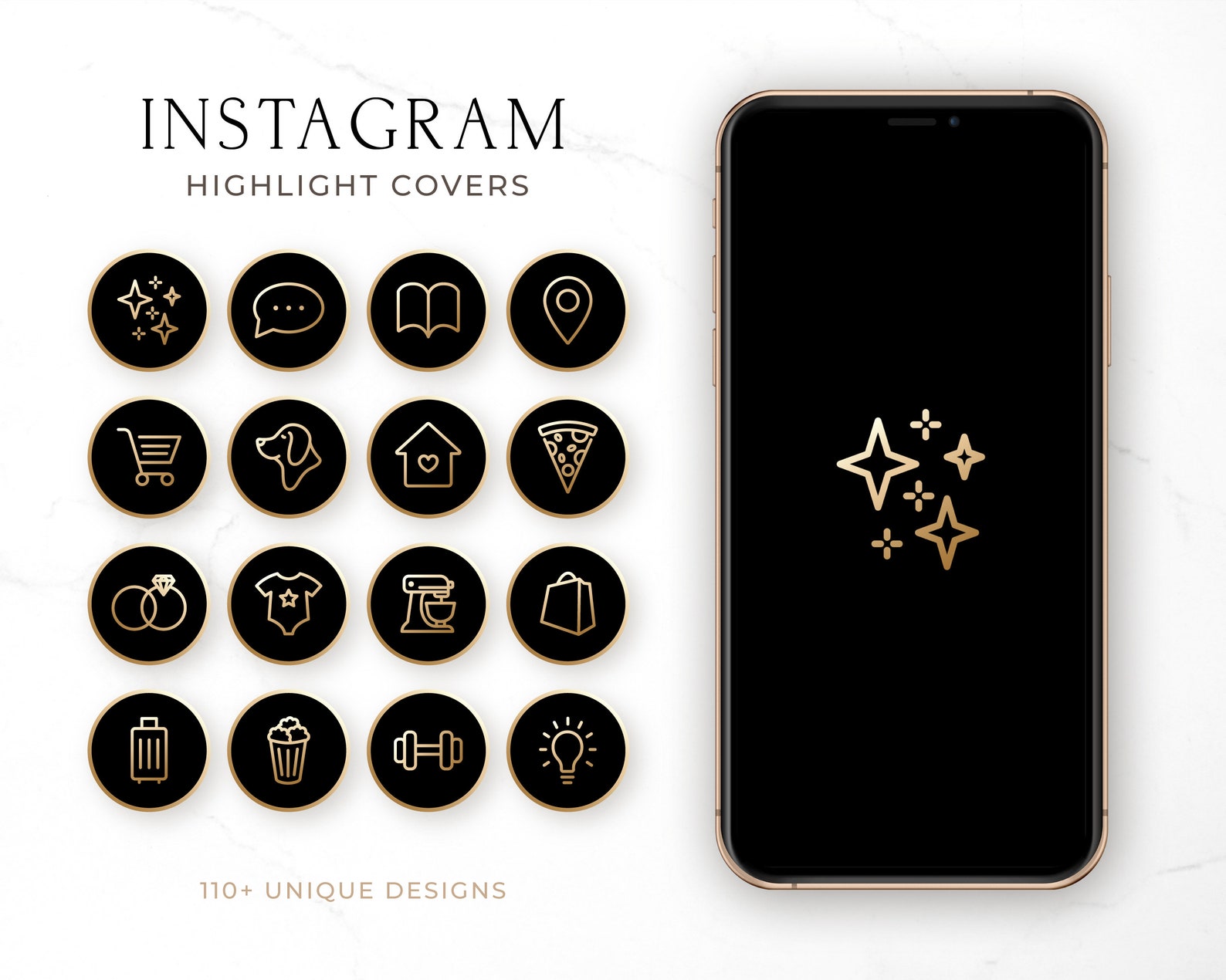 Aesthetic Instagram Highlight Icons IG stories covers for | Etsy
