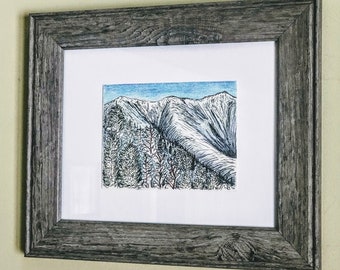 Winter Franconia Ridge Print