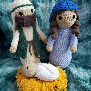 Crochet Nativity Scene