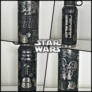Star Wars Custom 20 Oz. 32 Oz. Or 40 Oz. Water Bottle
