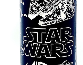 Laser Engraved SW Water Bottle, Death Star, Personalized Gift