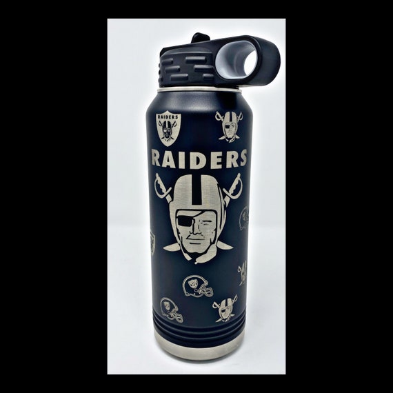 Raiders 20 Oz, 32 Oz. or 40 Oz. Custom Water Bottle 