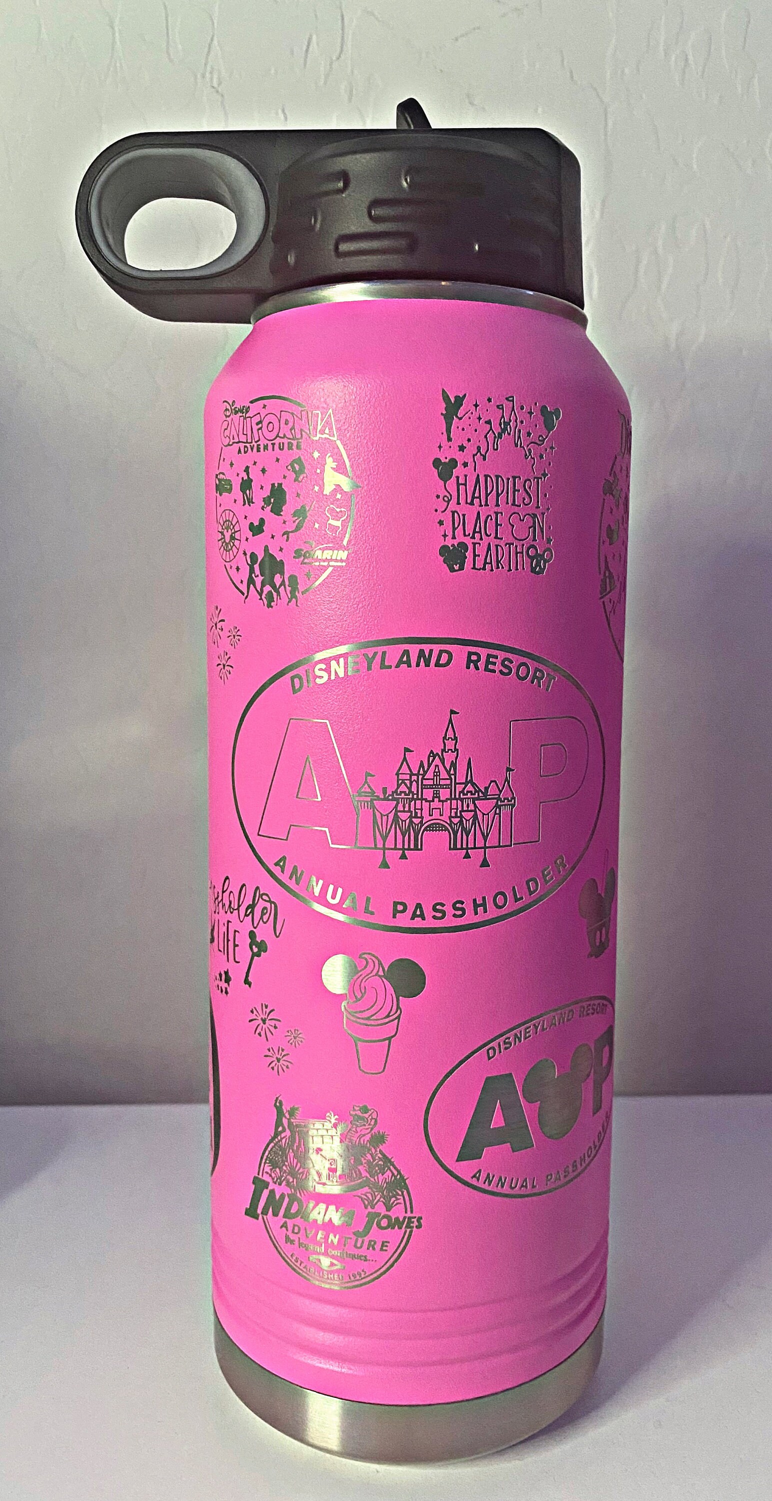 Disneyland Annual Passholder 20 Oz 32 Oz. or 40 Oz. Custom - Etsy