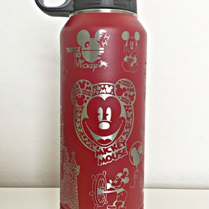 Mickey Mouse Custom 20 Oz, 32 Oz. or 40 Oz. Custom Water Bottle