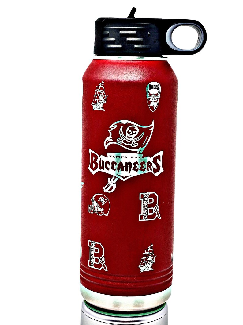 Tampa Bay Buccaneers Custom 20 Oz, 32 Oz or 40 Oz Stainless Steel ...