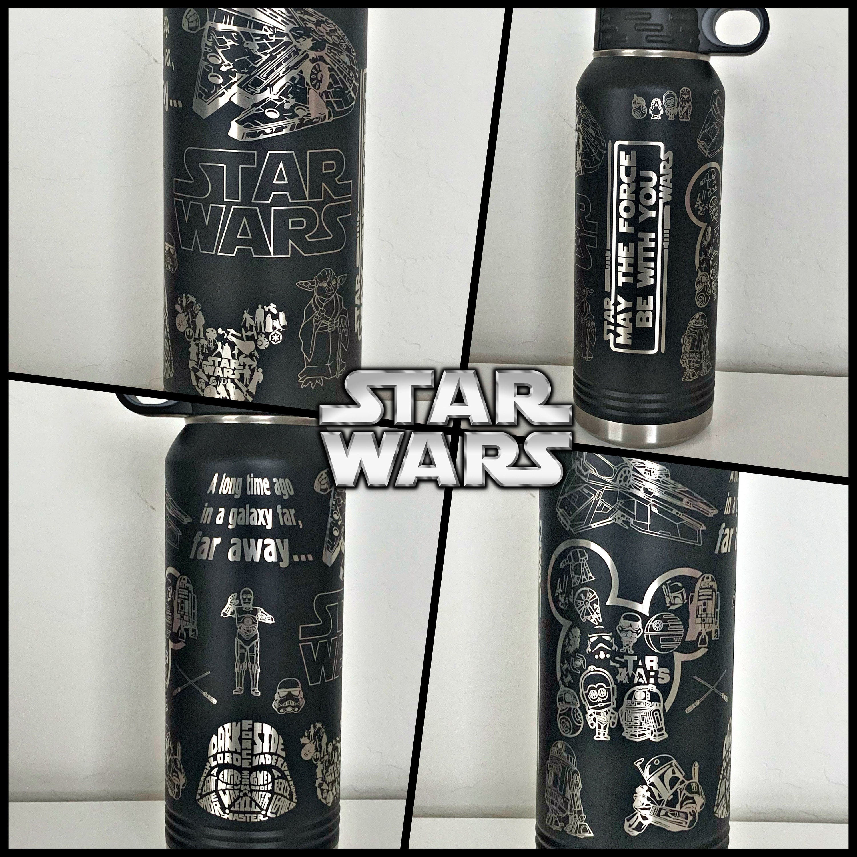 Star Wars Custom 20 Oz. 32 Oz. or 40 Oz. Water Bottle - Etsy