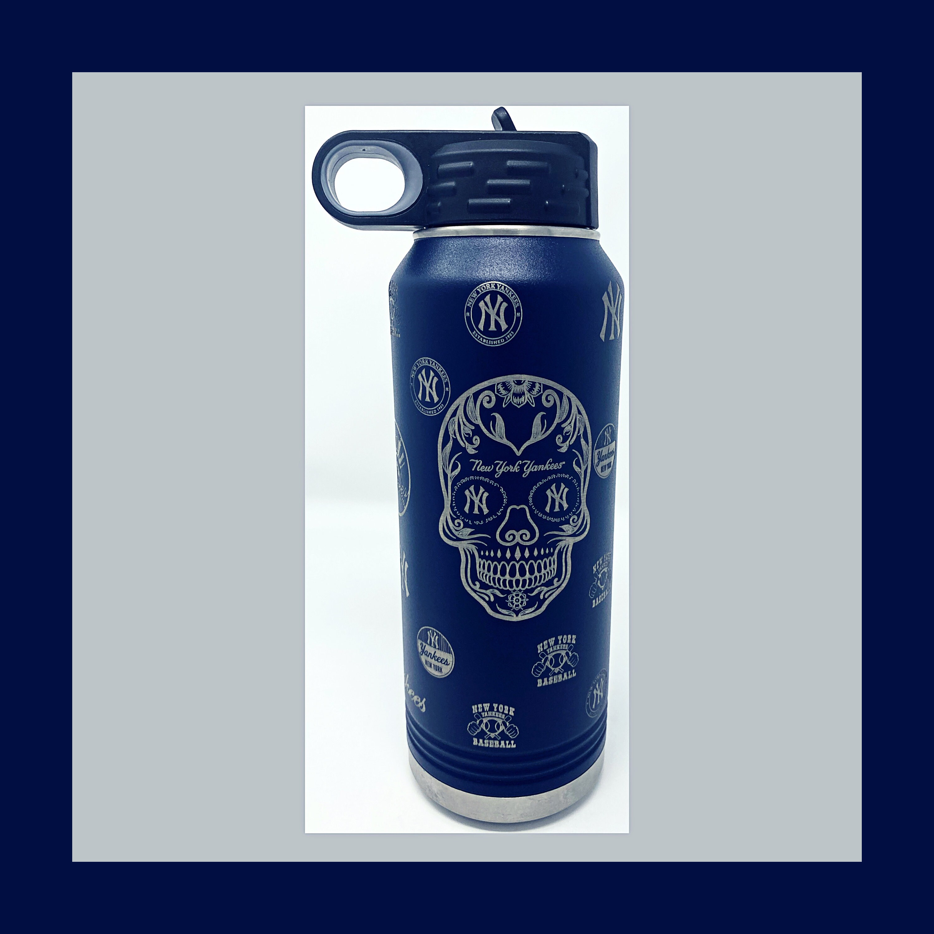 NY Yankees 20 Oz, 32 Oz, or 40 Oz. Water Bottle - Etsy