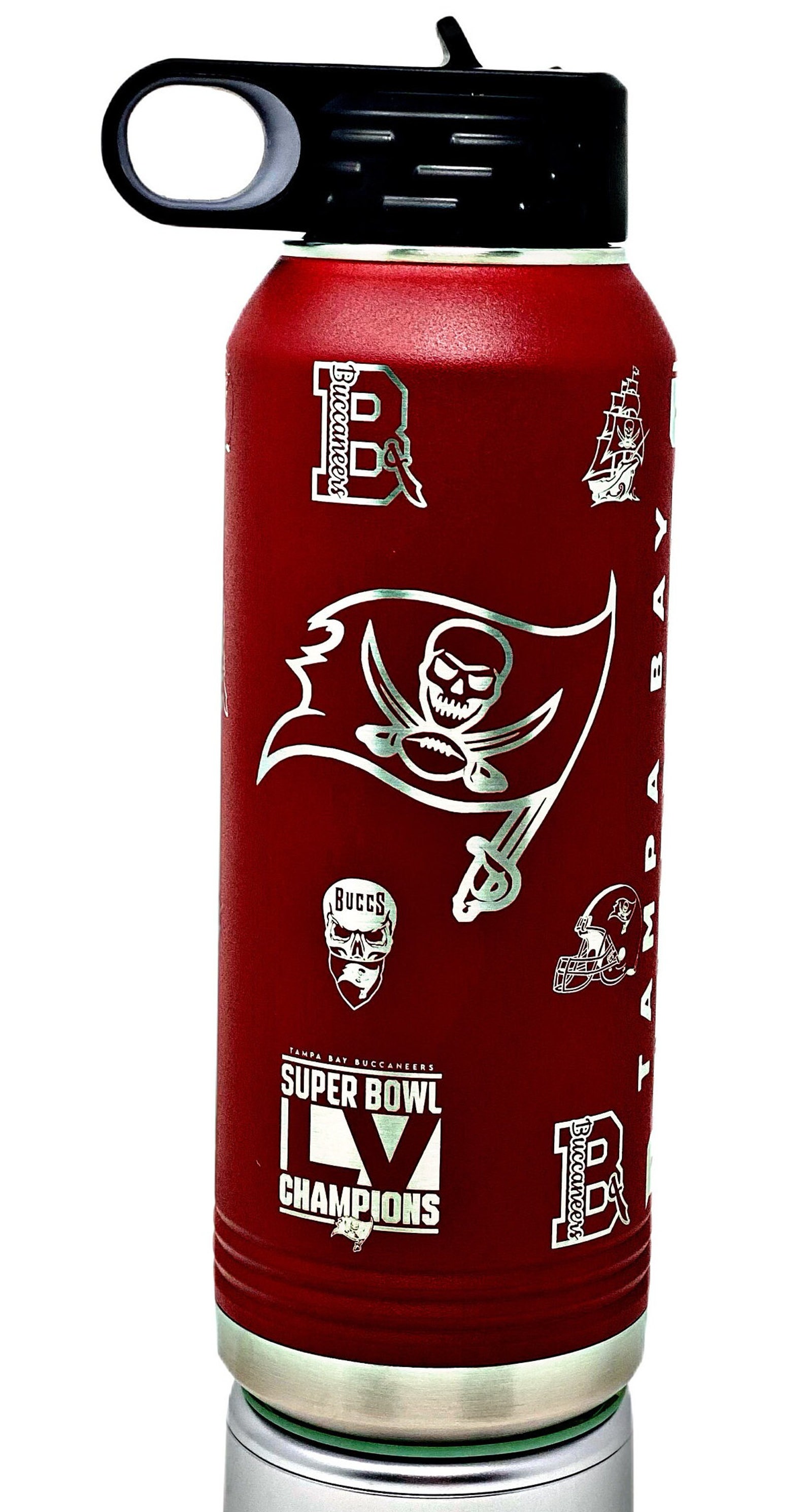 Tampa Bay Buccaneers Custom 20 Oz, 32 Oz or 40 Oz Stainless Steel ...