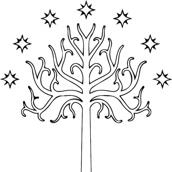 Tree of Gondor SVG Tolkien