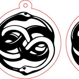 Neverending Story Auryn Earrings