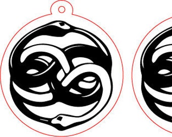 Neverending Story Auryn Earrings