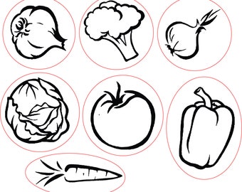 Garden Veggies SVG File