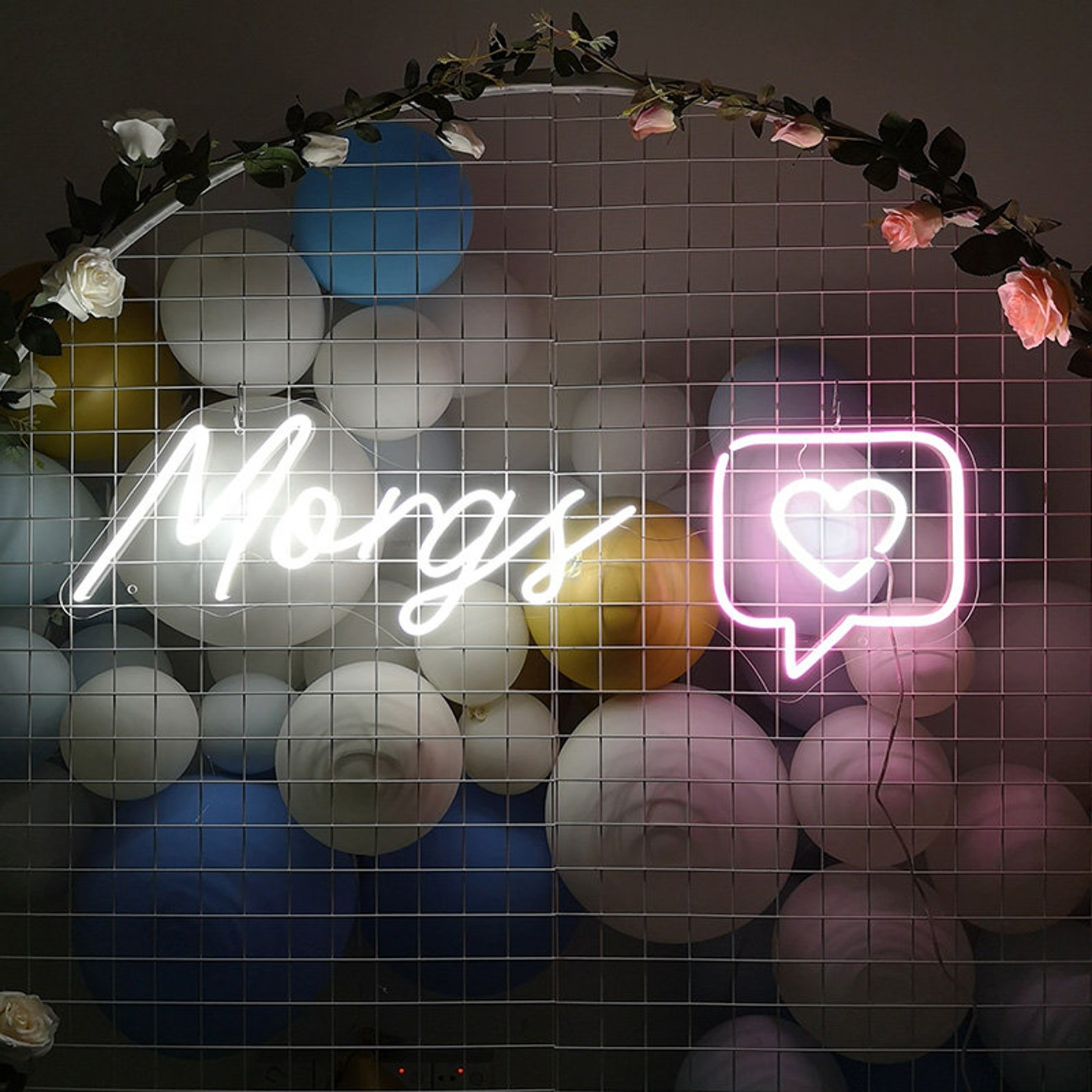 Custom name neon lights baby shower neon sign daughter room etsy