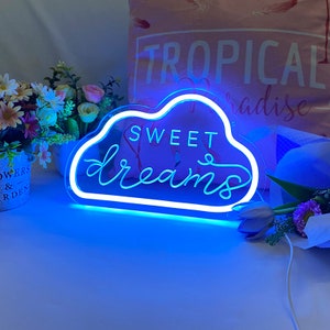 Sweet Dream Light Up LED WALL PLAQUE Hanging SIGN Butterfly Design 