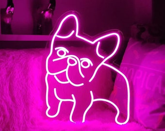 French Bulldog Neon | LED Wall Art for Dog Lovers