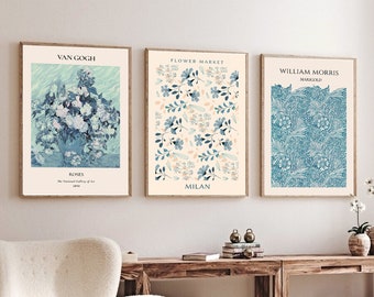 Blue Louis Vuitton SET of 3 Prints – Styling Walls