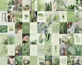 wallpapers Aesthetic Sage Green Photos green photo collage etsy