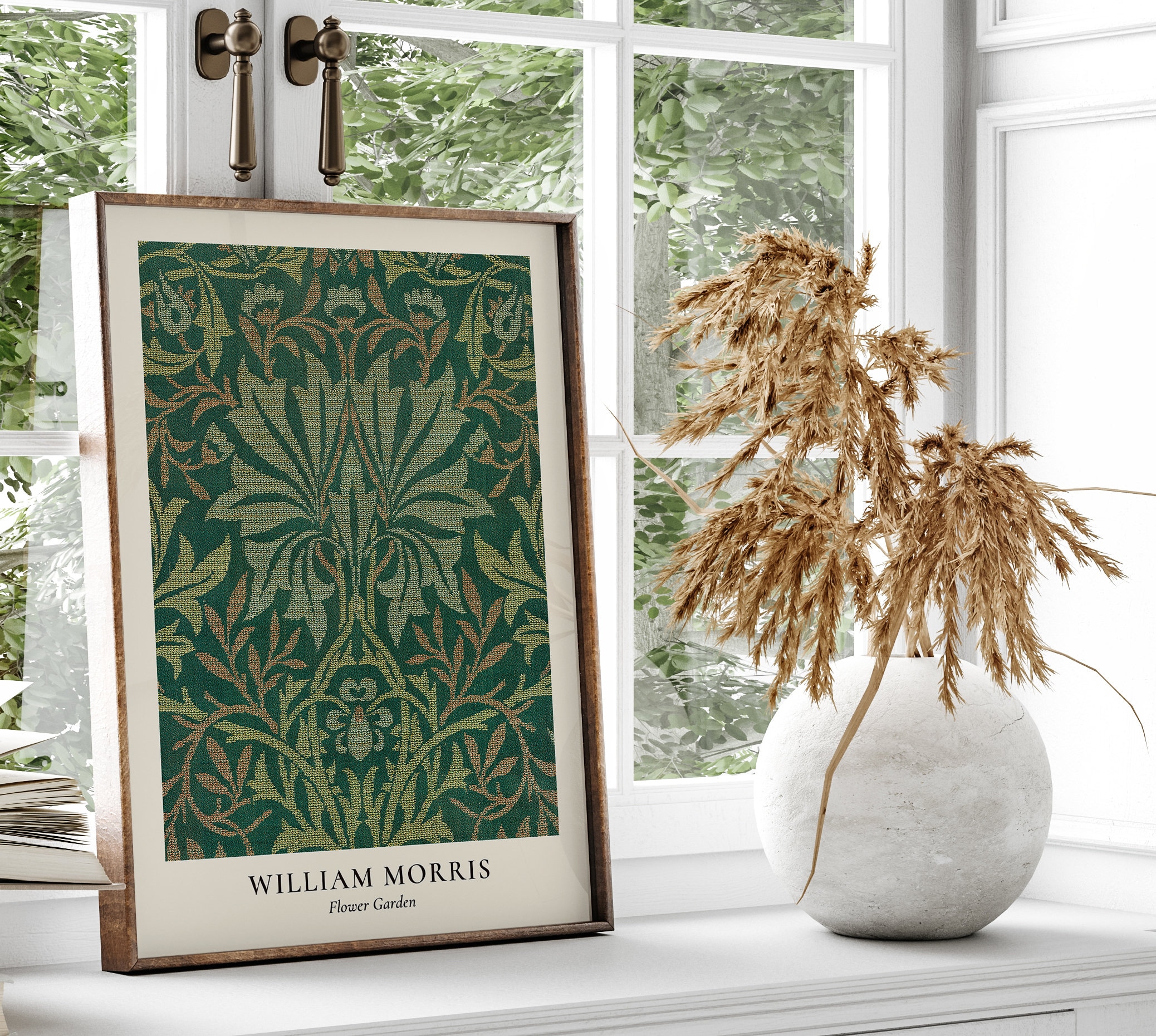 William Morris Print Set: Textile Gallery Wall Art (digital