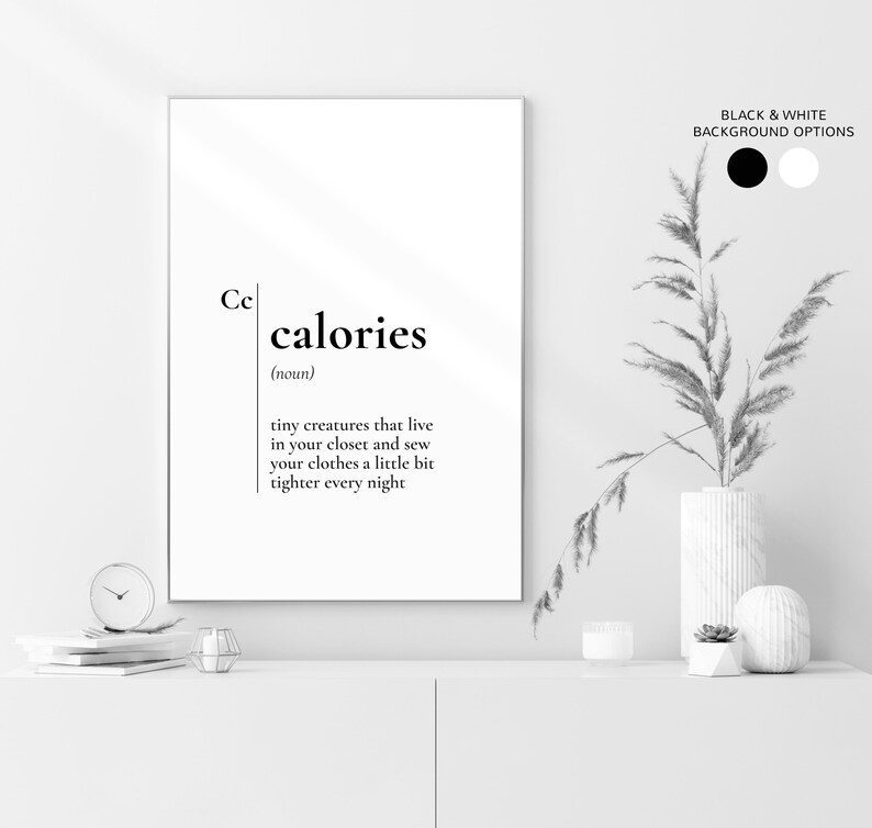 Set of 2 Funny Kitchen Printable Wall Art Funny Food Lover Etsy