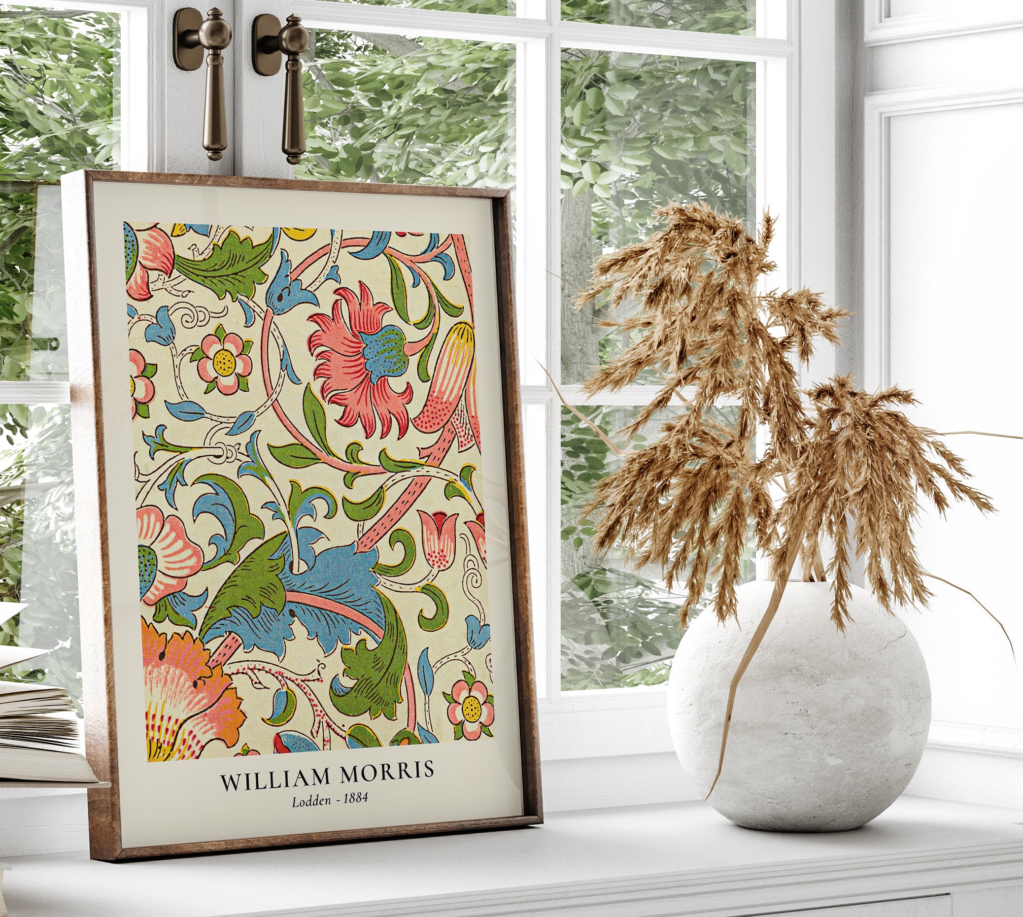 William Morris Print Set: Textile Gallery Wall Art (digital