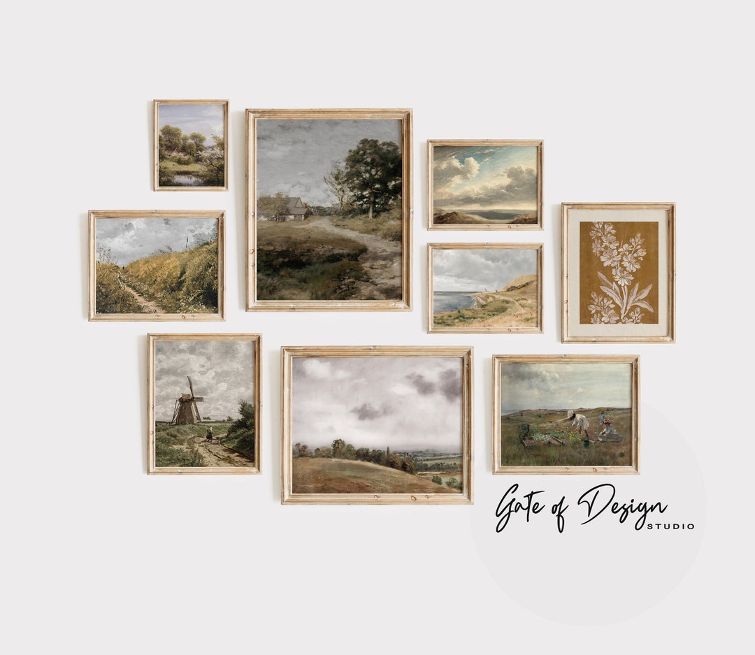 Cozy Printable Wall Art Vintage French Country Wall Prints Fall ...