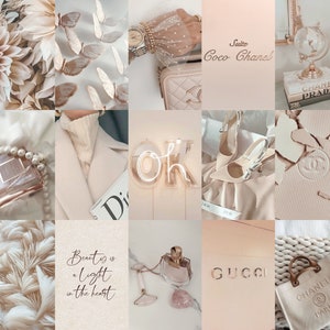 Soft Beige Wall Collage Kit Aesthetic 2 Boujee Nude Neutral - Etsy