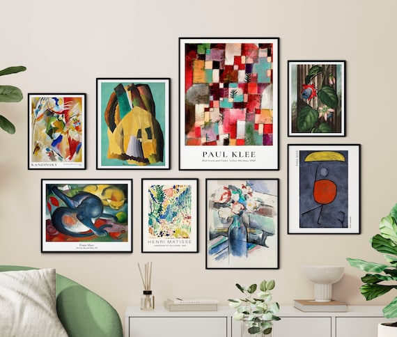 Eclectic Gallery Wall Prints Eclectic Wall Art Set - Etsy