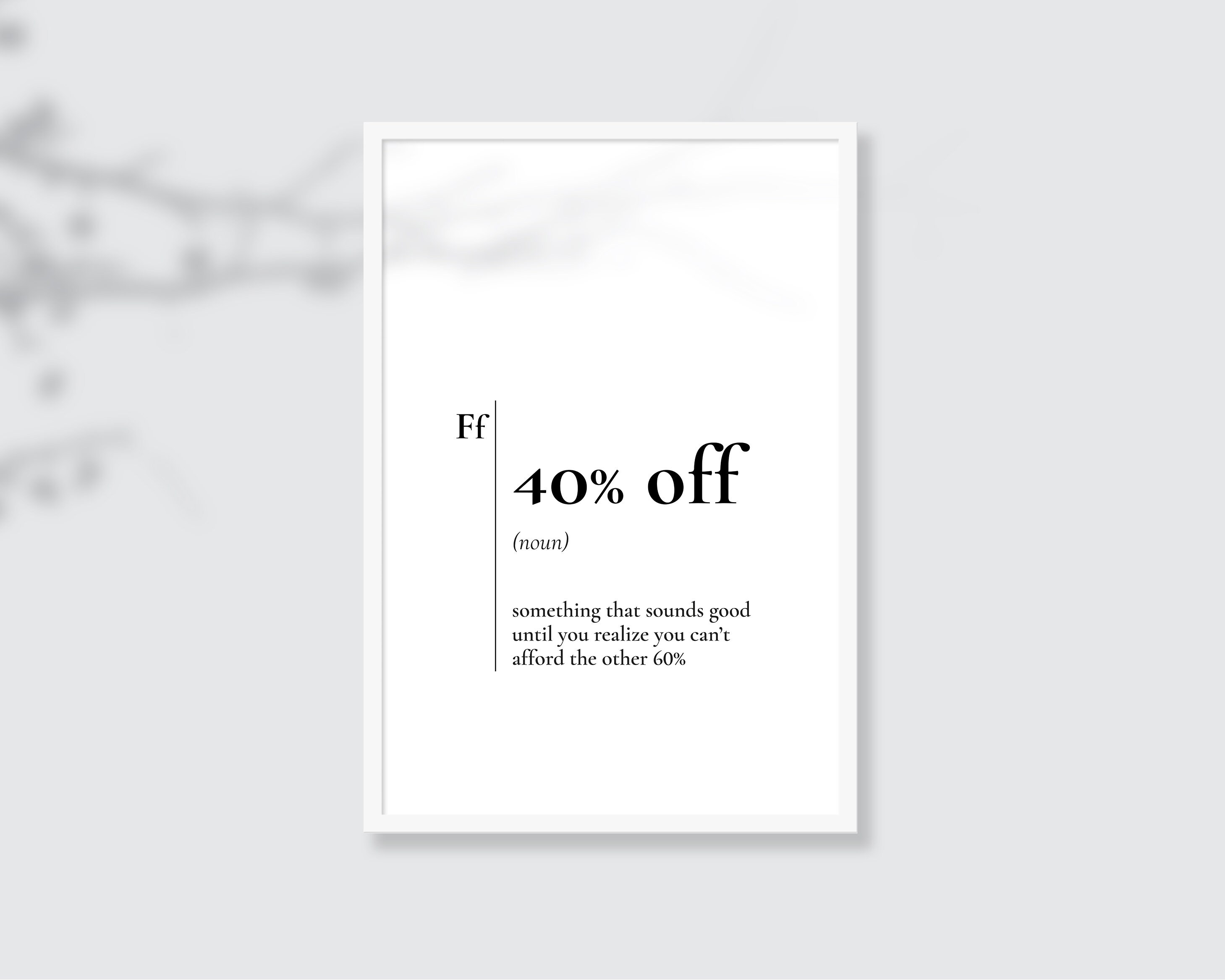 Funny Dressing Room Décor Funny Definition Printable Wall Etsy