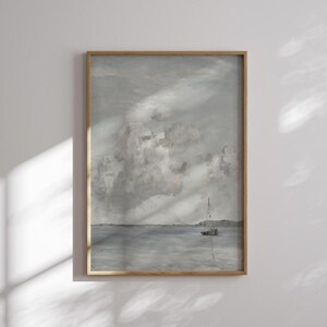 140 Coastal Gallery muurkunstset: vintage zeegezichtafdrukken neutrale muurafdrukken bundel afdrukbare muurkunst zachte kinderkamerinrichting (digitale prints) afbeelding 10