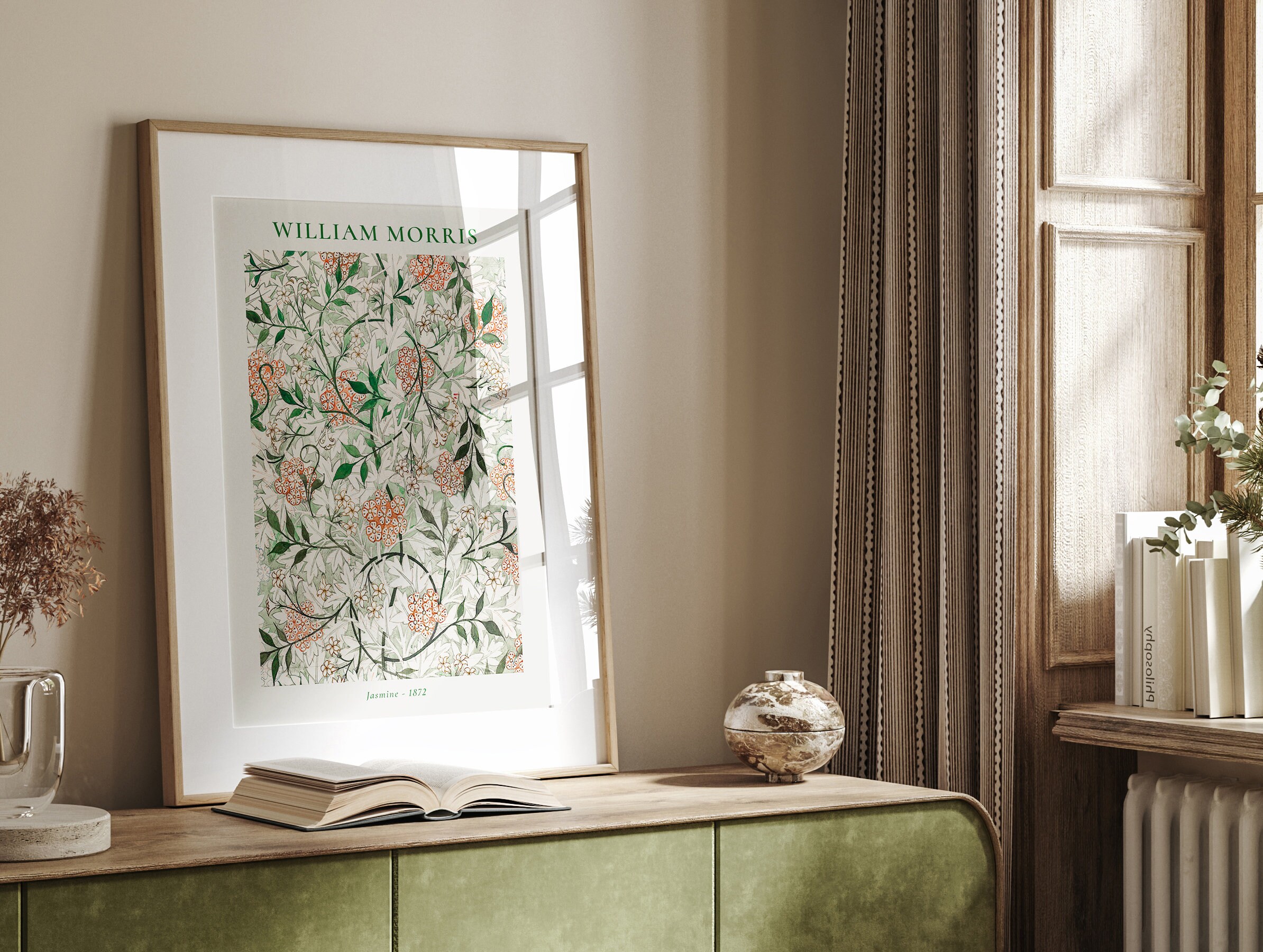William Morris Print Set: Textile Gallery Wall Art (digital