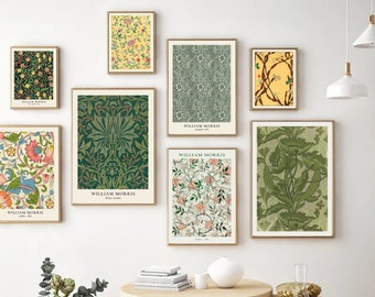 William Morris Art Prints Set: Eclectic Botanical Gallery Wall (Digital Download)
