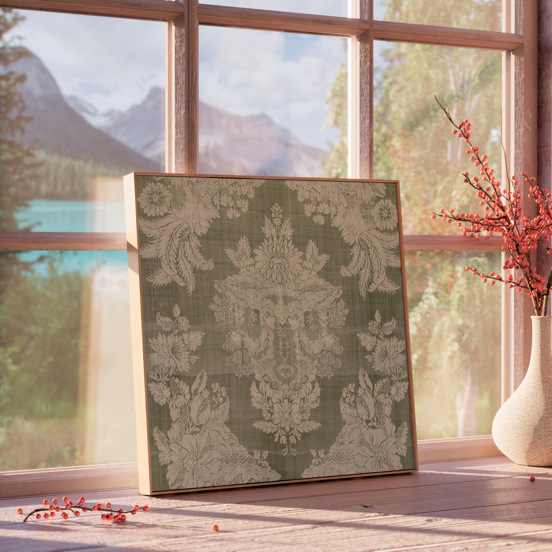 ビンテージ古布　アジア 　幾何学モチーフ　大判　地厚　タペストリー　らく ビンテージ古布 アジア 幾何学モチーフ 大判 地厚 タペストリー らく