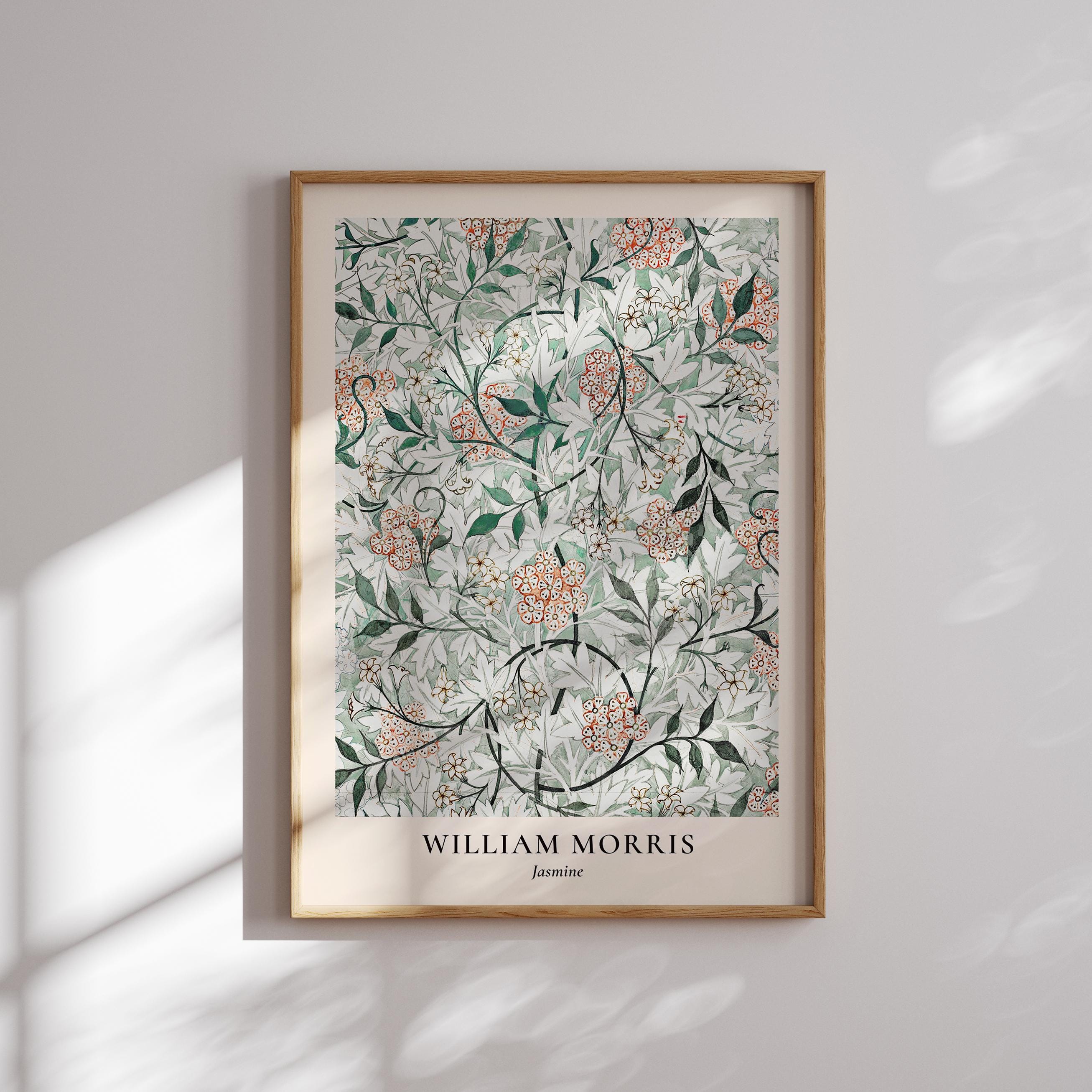 Sage Green Gallery Wall Art Set, 6 Modern Floral Prints (digital