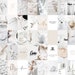 140pcs White Wall Collage Kit Aesthetic, White Nude Boujee Classy Glam Pack, Trendy Girl Soft Neutral Photo Collage Kit, DIGITAL DOWNLOAD 