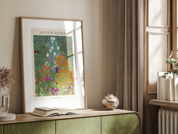 Vintage Eclectic Gallery Wall Art Set: Green & Neutral Prints