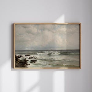140 Coastal Gallery muurkunstset: vintage zeegezichtafdrukken neutrale muurafdrukken bundel afdrukbare muurkunst zachte kinderkamerinrichting (digitale prints) afbeelding 17