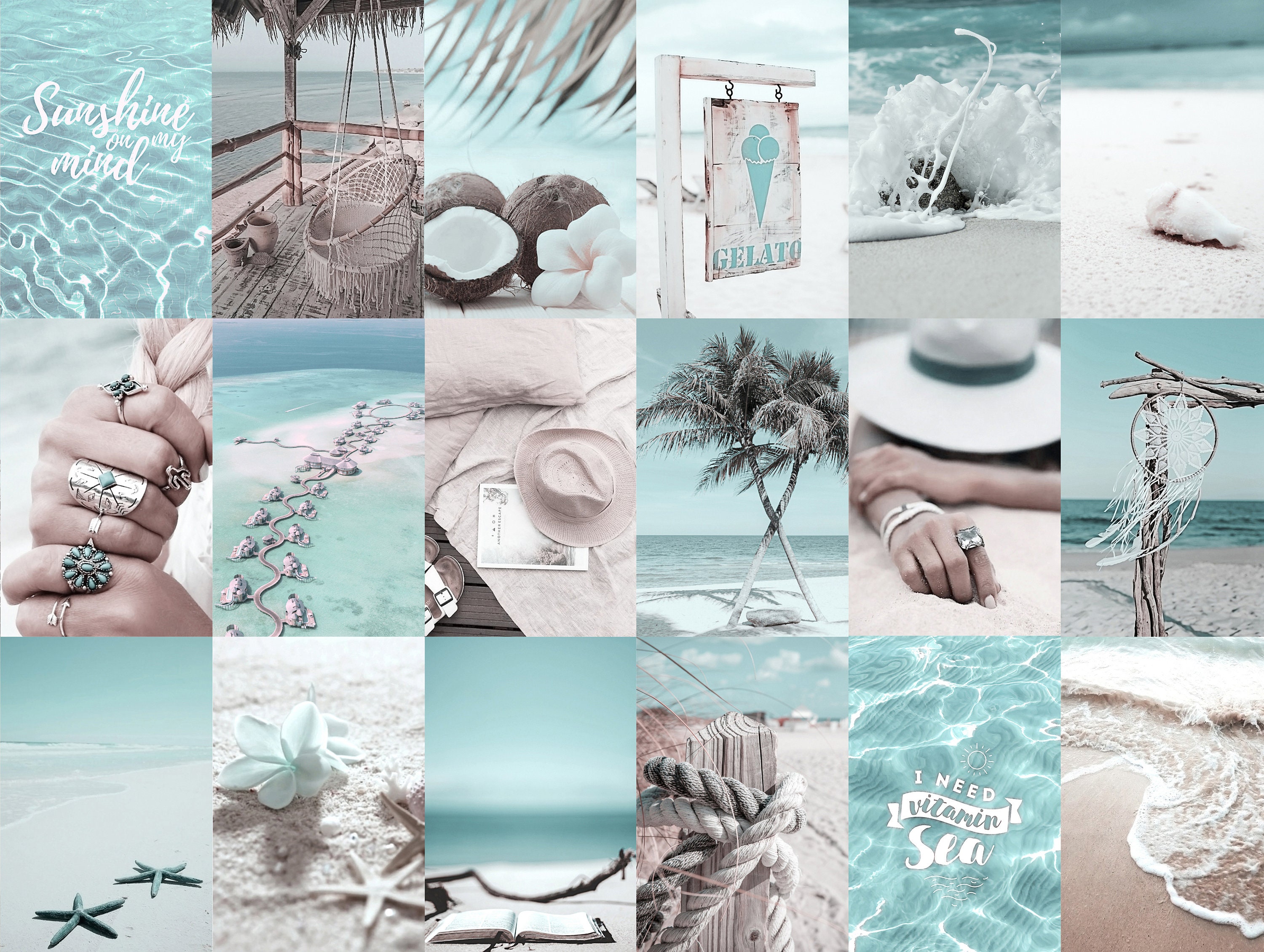 Summer Collage Tumblr Drawing