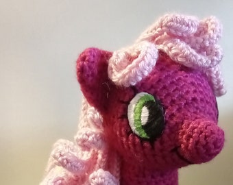 My Little Pony Cheerilee | The Highest Quality Hand Made Crochet Stuffed Animal and Amigurumi Doll gifts for Kids and Pony Fans!