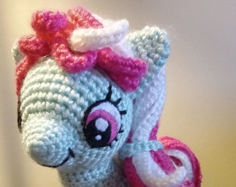 My Little Pony Minty | The Highest Quality Hand Made Crochet Stuffed Animal and Amigurumi Doll gifts for Kids and Pony Fans!