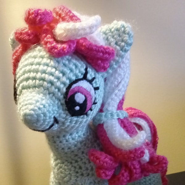 My Little Pony Minty | The Highest Quality Hand Made Crochet Stuffed Animal and Amigurumi Doll gifts for Kids and Pony Fans!