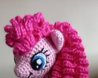 My Little Pony Pinkie Pie | The Highest Quality Hand Made Crochet Stuffed Animal and Amigurumi Doll gifts for Kids and Pony Fans!