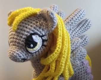 My Little Pony Derpy Hooves | The Highest Quality Hand Made Crochet Stuffed Animal and Amigurumi Doll gifts for Kids and Pony Fans!