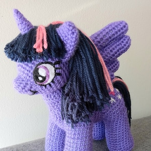 MY Little Pony Twilight Sparkle | The Highest Quality Hand Made Crochet Stuffed Animal and Amigurumi Doll gifts for Kids and Pony Fans!