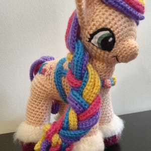 My Little Pony Sunny Starscout G5 | The Highest Quality Hand Made Crochet Stuffed Animal and Amigurumi Doll gifts for Kids and Pony Fans!