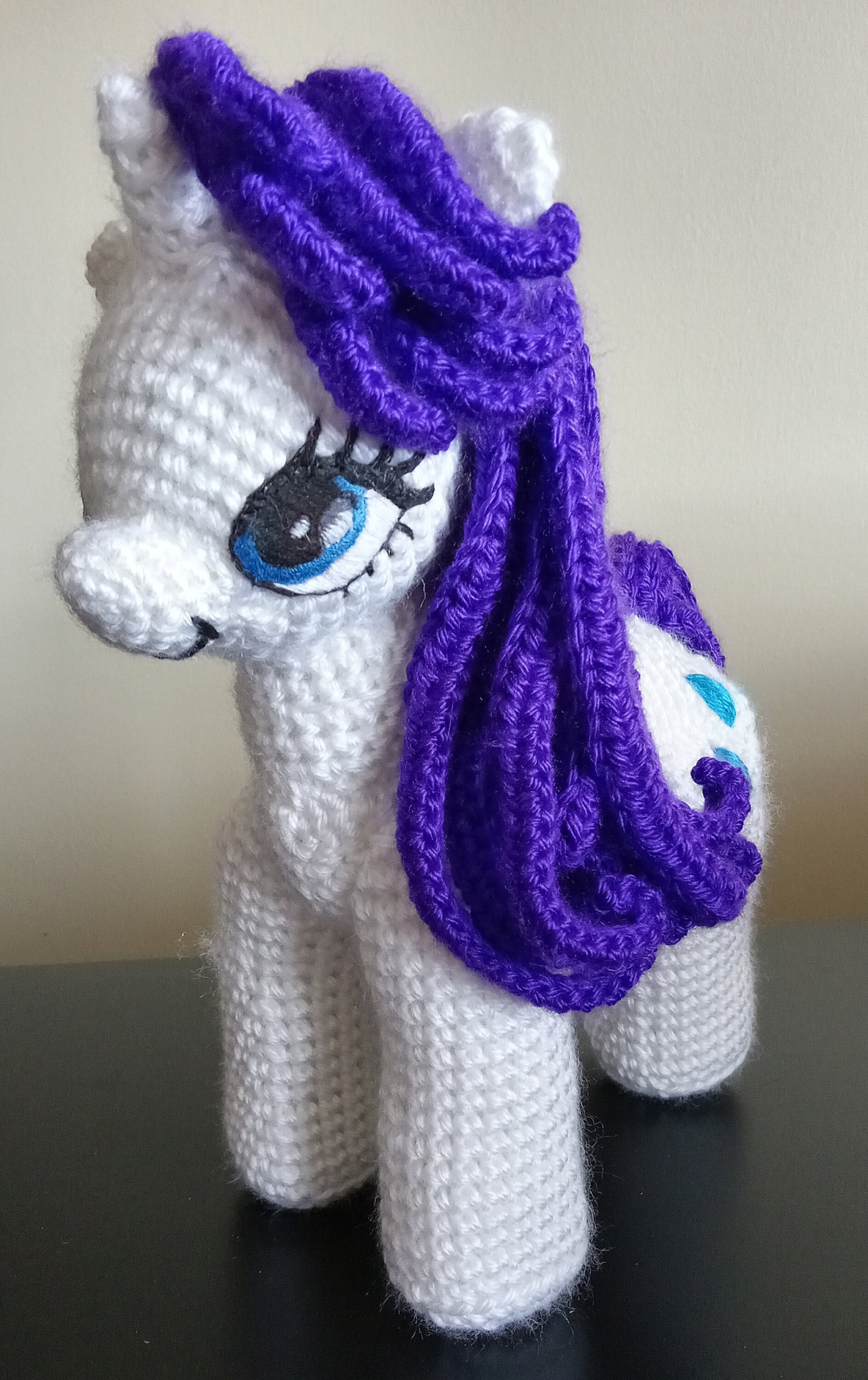 My Little Pony Rarity | the Highest Quality Hand Made Crochet
