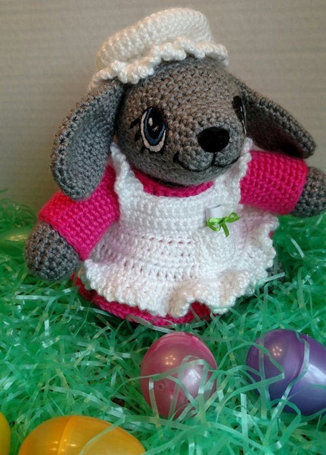 Statue En Biscuit Céramique Ours Fille De Pâques – 9 Pouces, Prête à Peindre, Création Loisir Créatif