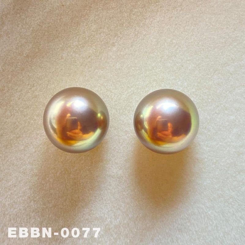 Collier De Perles Edison En Or Blanc - Perles Roses Rondes, Longueur 46-50 Cm, Neuf Sans Emballage - Bijou élégant Et Lumineux