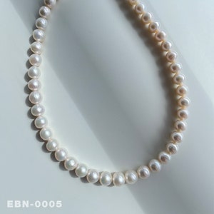 1 filo 9-11mm Perle barocche Aurora Edison, Colori metallici naturali, Collana di perle ad alta lucentezza Perle per design di gioielli con perle