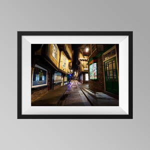 The Shambles, UK - Yorkshire Landscape Photography, Fine Art, Historic Roman Street Wall Art
